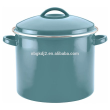 Colorido Porcelana Esmalte 16 Quart Coberto Stock Pot colorido Porcelana Esmalte 16 Quart Coberto Stock Pot